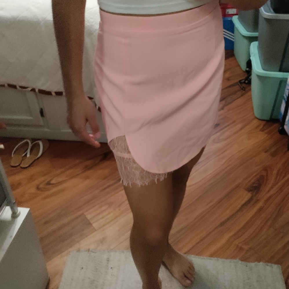 Pink skirt